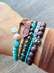 Carin Beaded Bracelet Stack