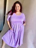 Whimsical Basic Dress Lavender