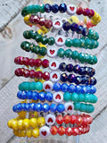 Multi Color  Bestie Sister Emoji Bracelet