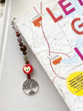 Teacher Bookmark Gift Red Bead