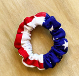 American Flag Medium Size Scrunchie